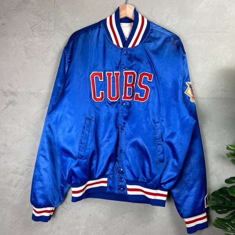 Vintage Chicago Cubs MLB Satin XL Varsity Jacket 80s/90s
